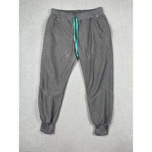 Figs Womens Size S Gray Jogger Scrub Pants